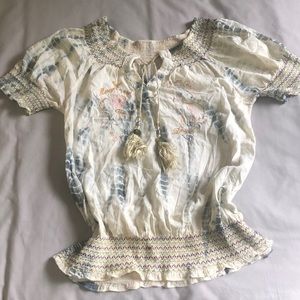 Desigual peasant top